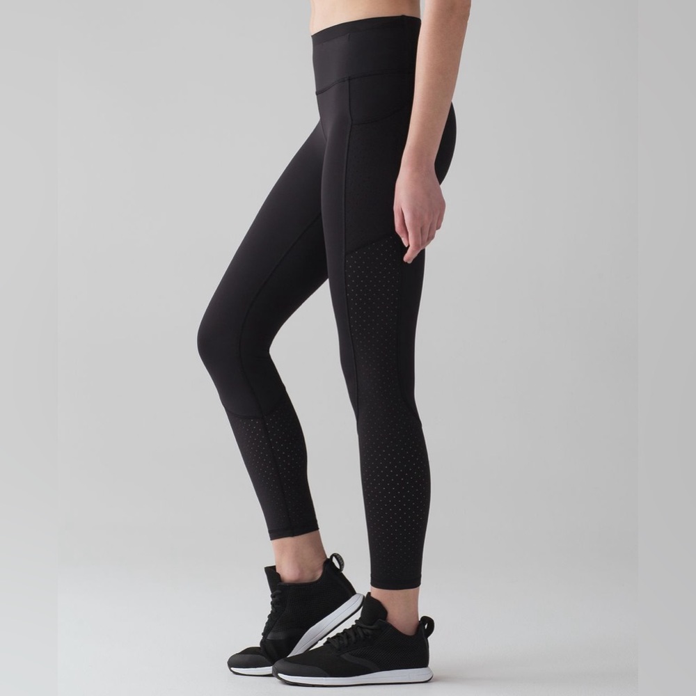 LK New Lululemon Mind Over Miles High Rise Run Leggings Tights Pants Womens 4 S - Picture 10 of 17